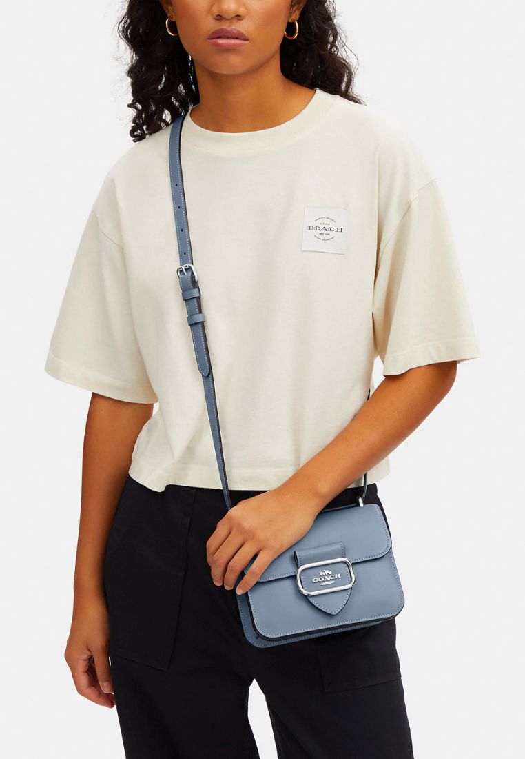 Morgan Square Crossbody Grey Mist