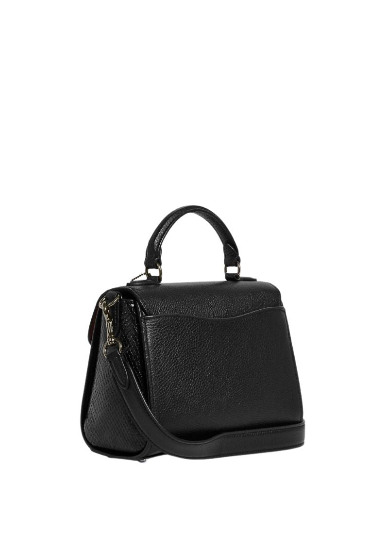 Morgan Top Handle Satchel Black Multi