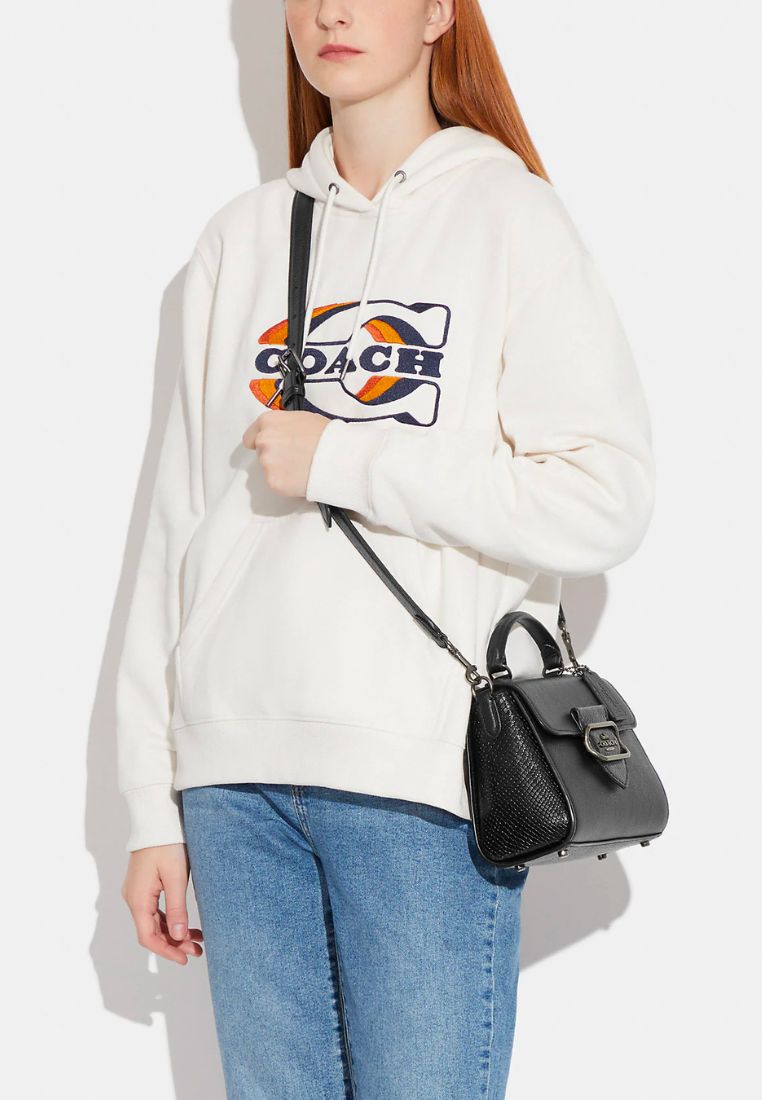 Morgan Top Handle Satchel Black Multi