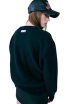 MRCD Knit Pullover Black Ivory