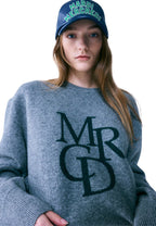 MRCD Knit Pullover Grey Deep Green