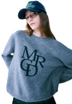 MRCD Knit Pullover Grey Deep Green