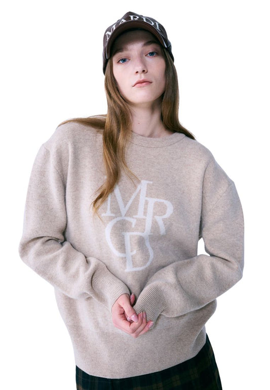 MRCD Knit Pullover Oatmeal Ivory