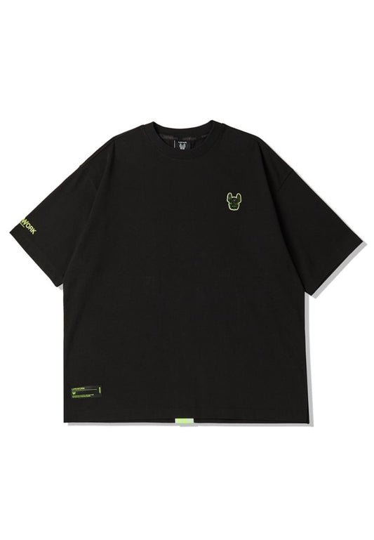Neon Tape T-Shirt Black