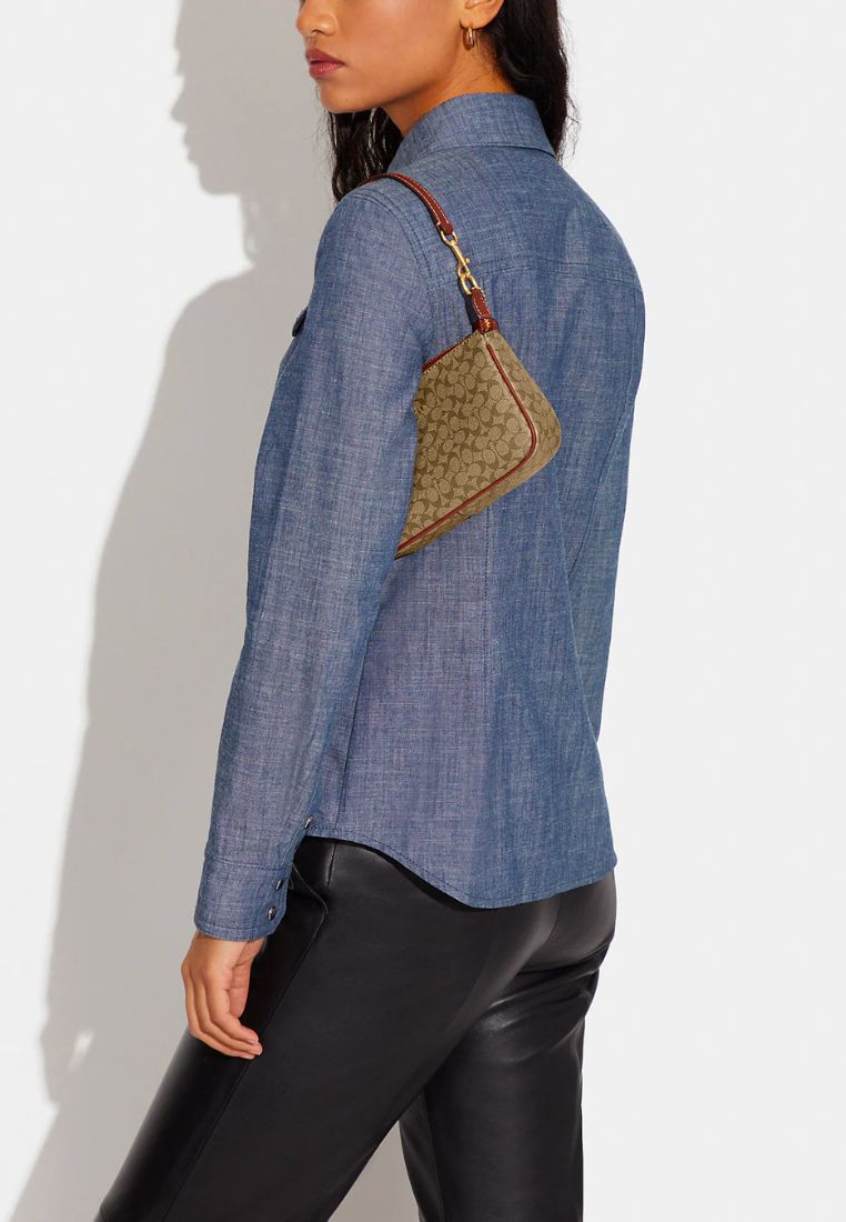 Nolita 19 In Colorblock Signature Canvas Terracotta