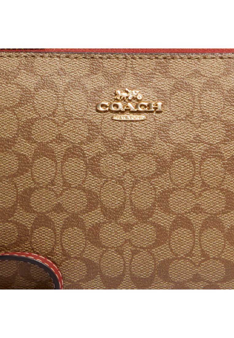 Nolita 19 In Colorblock Signature Canvas Terracotta