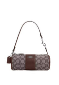 Nolita Barrel Bag In Signature Jacquard Oak Maple