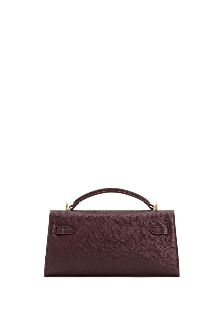 Noor Top Handle Bag - Deep Burgundy