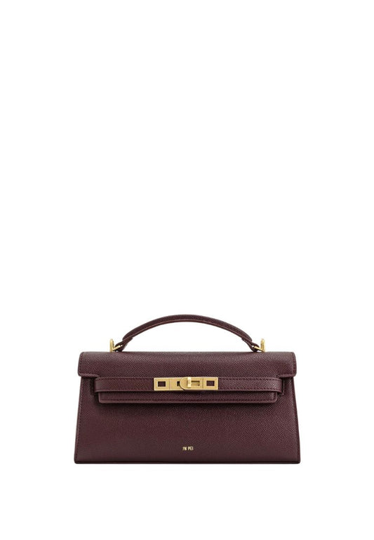 Noor Top Handle Bag - Deep Burgundy