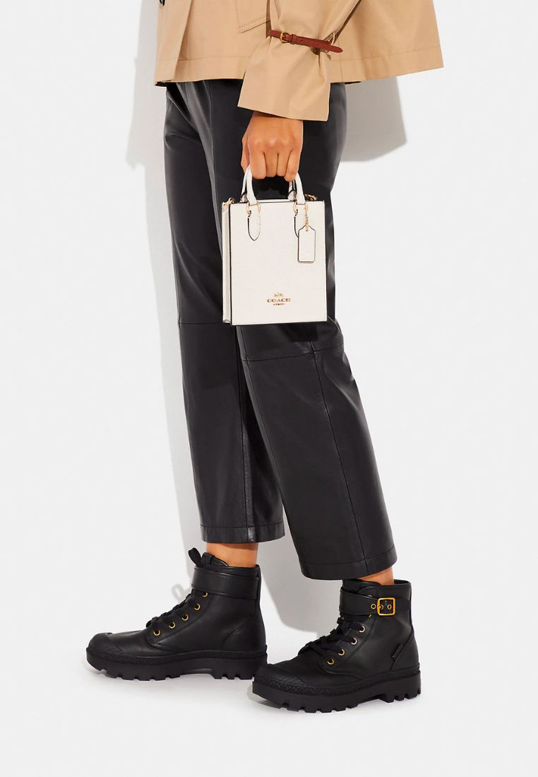 North South Mini Tote Chalk