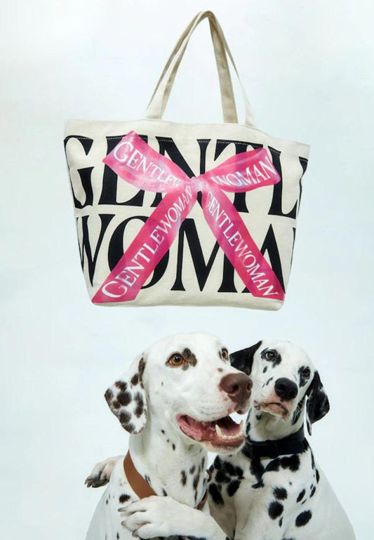 Old School Ribbon Sparkle Tote Bag