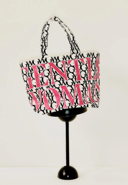 Olden Days Tote Bag Black