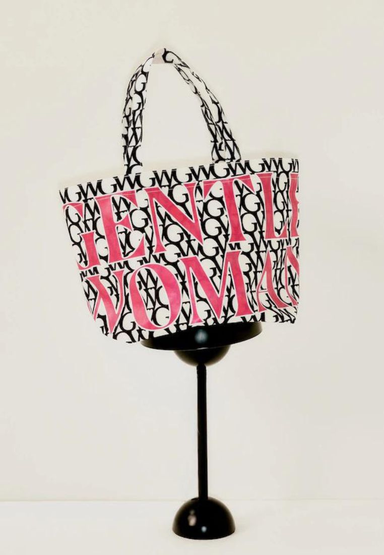 Olden Days Tote Bag Black