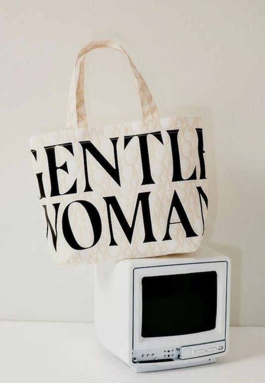 Olden Days Tote Bag Cream