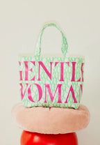 Olden Days Tote Bag Green