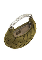 Orla Weave Handbag - Dark Olive