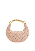 Orla Weave Handbag - Pink Beige