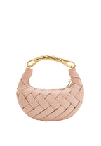 Orla Weave Handbag - Pink Beige
