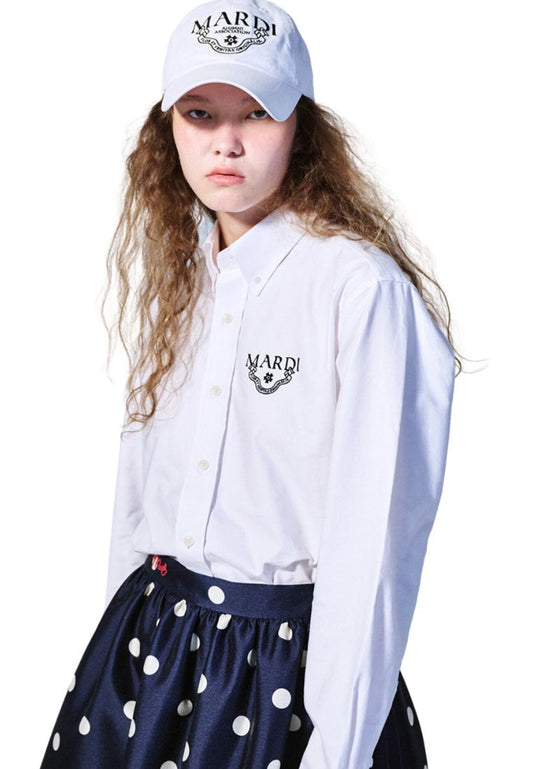 Oxford Shirt Alumni Classique White Black
