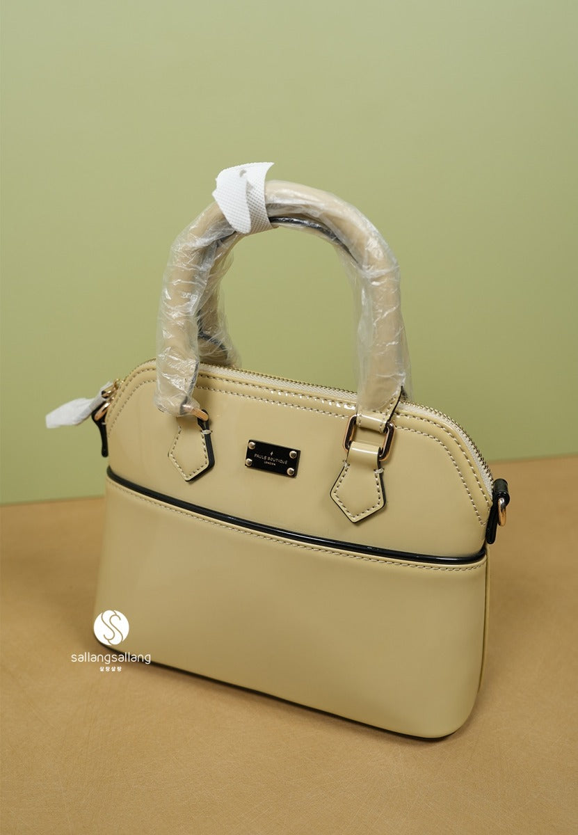 Mini Maisy Bag Nude (Glossy)