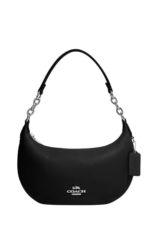 Payton Hobo Bag Silver Black