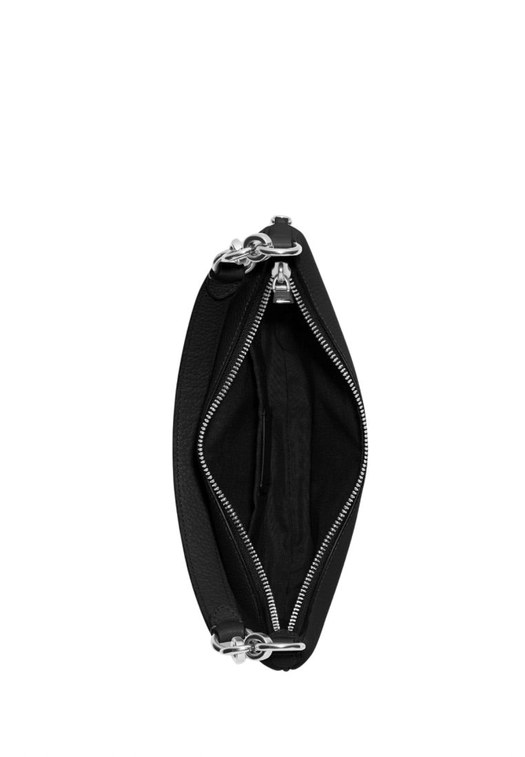 Payton Hobo Bag Silver Black