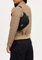 Payton Hobo Bag Silver Black