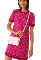 Perry Leather Crossbody Chalk Pink
