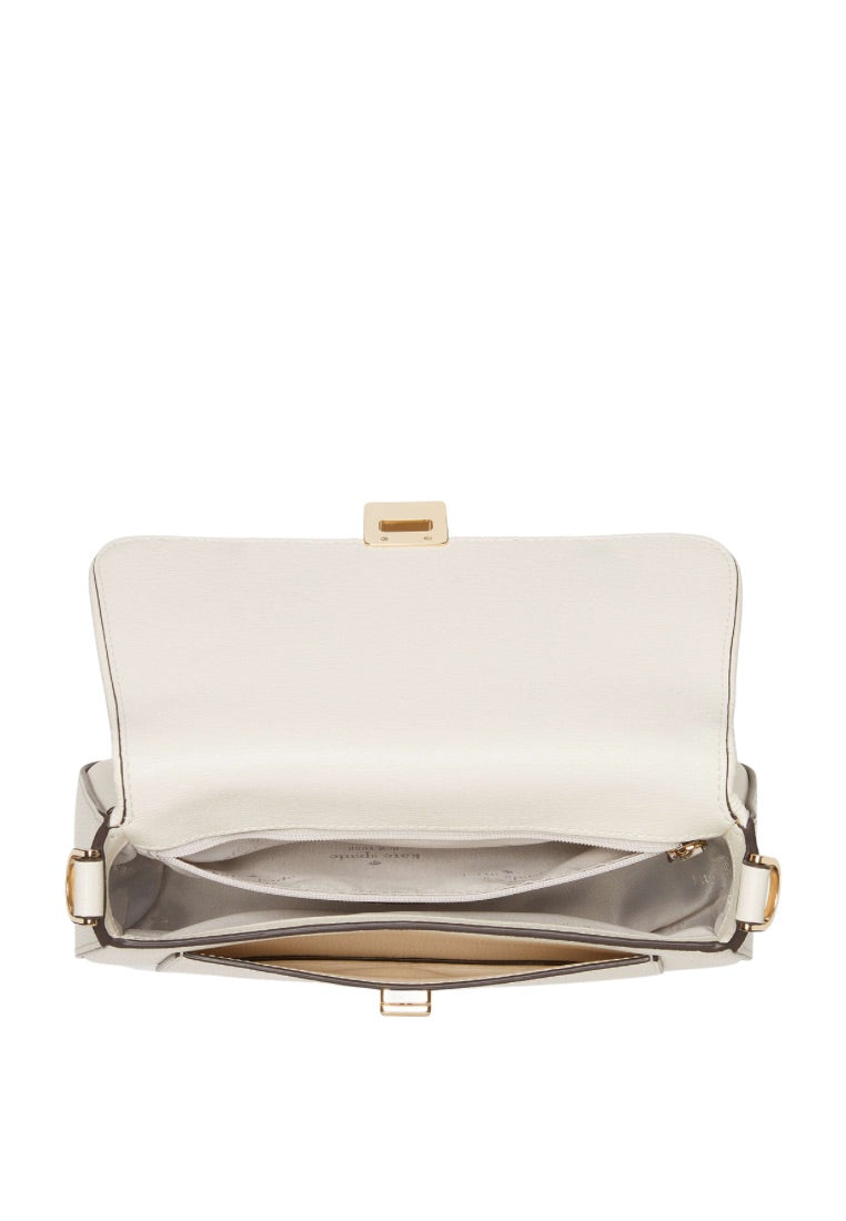 Phoebe Embroidered Straw Flap Crossbody Meringue Multi