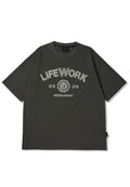 Pigment Varsity T-Shirt Charcoal Grey