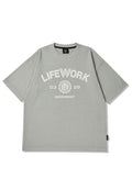 Pigment Varsity T-Shirt Light Grey