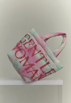 Pink Ombre Small Puffer Bag