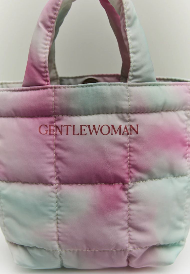 Pink Ombre Small Puffer Bag
