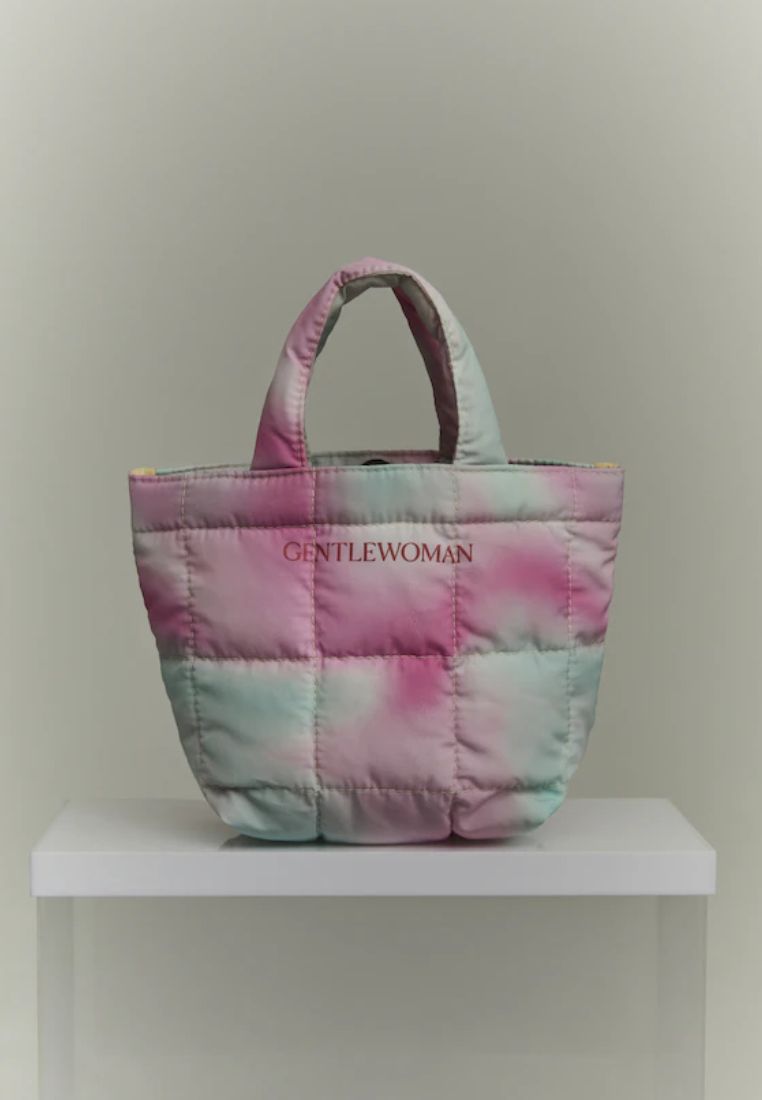Pink Ombre Small Puffer Bag