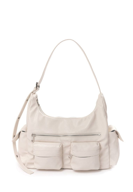 Pocket Mug Bag L Nappa Ivory