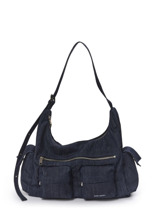 Pocket Mug Bag L Raw Denim