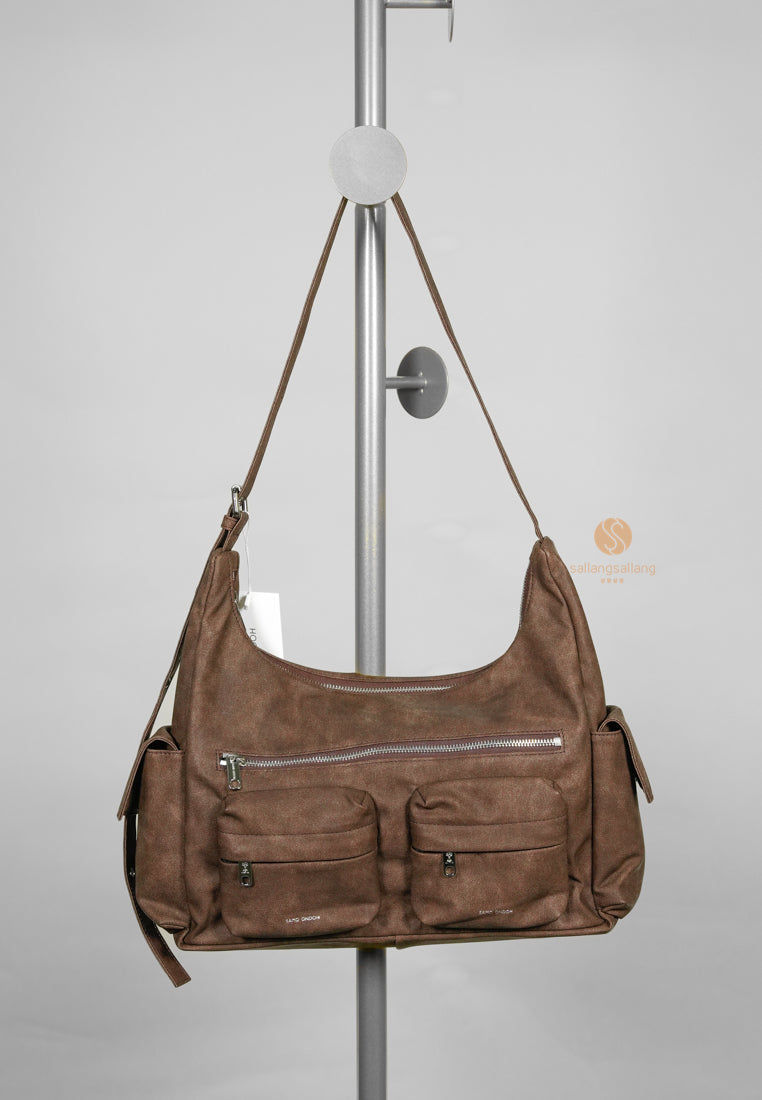 [DEFECT SALE 232] Pocket Mug Bag L Vintage Brown