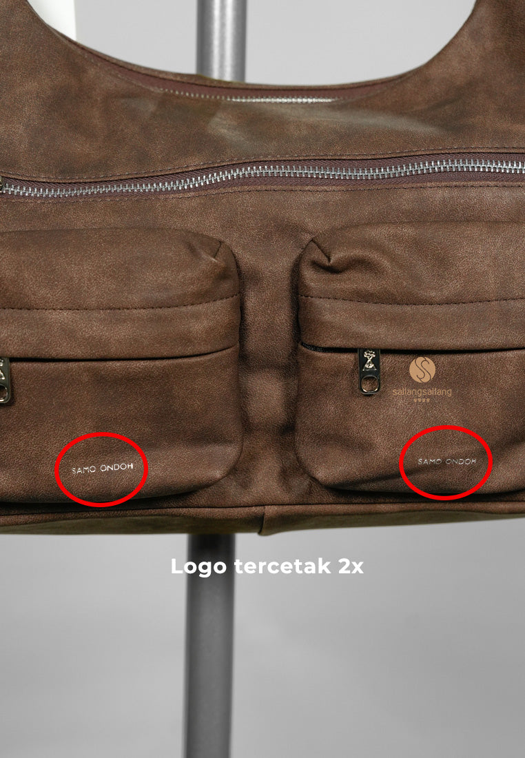 [DEFECT SALE 232] Pocket Mug Bag L Vintage Brown