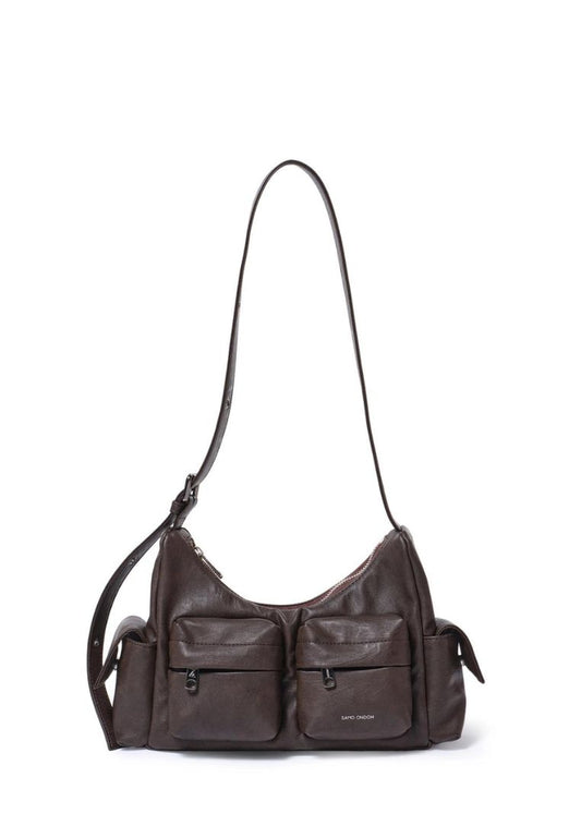 Pocket Mug Bag M Brushed Chocolate