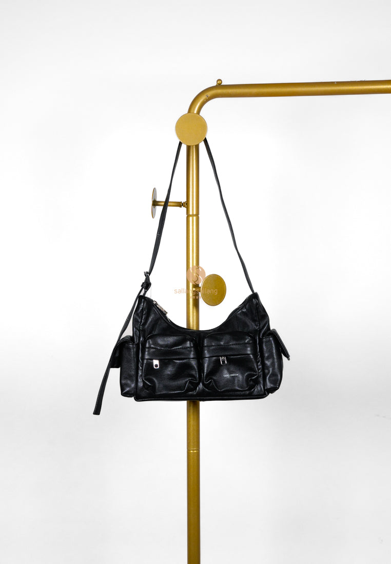 [DEFECT SALE 164] Pocket Mug Bag M - Nappa Black