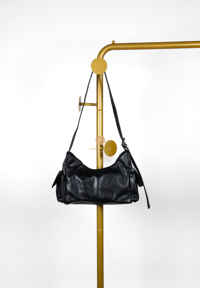 [DEFECT SALE 164] Pocket Mug Bag M - Nappa Black