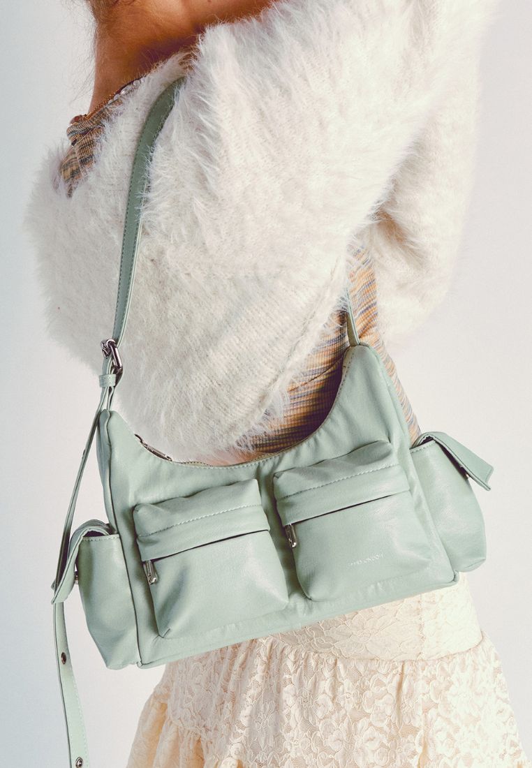 Pocket Mug Bag M Nappa Ice