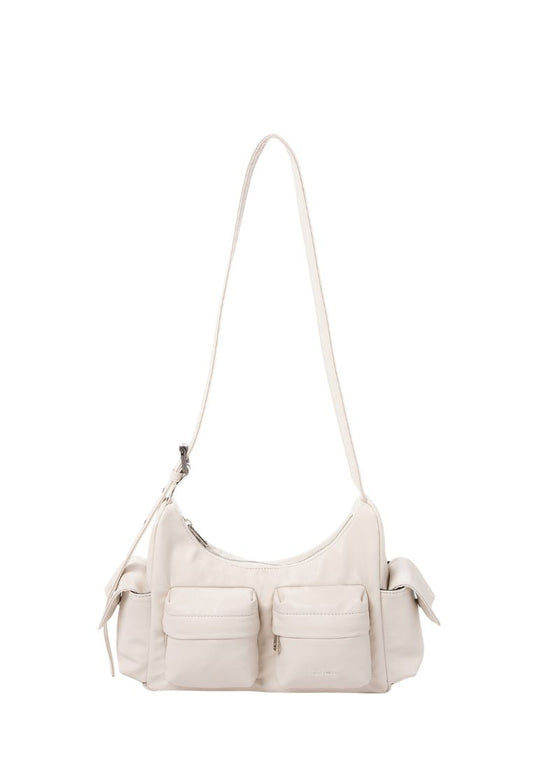 Pocket Mug Bag M Nappa Ivory