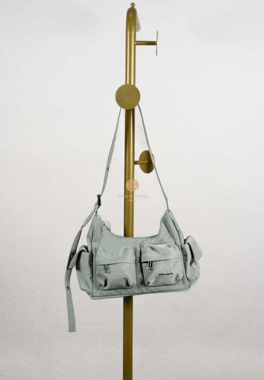 [DEFECT SALE 188] Pocket Mug Bag M Nylon Khaki