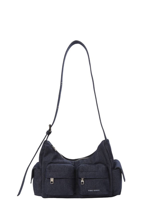 Pocket Mug Bag M Raw Denim