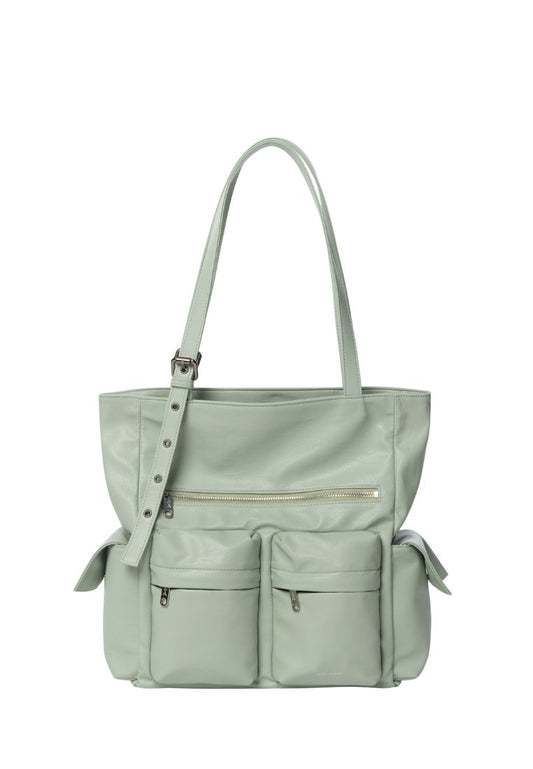 Pocket Shopper Bag L Nappa Ice