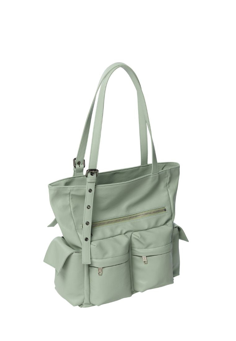 Pocket Shopper Bag L Nappa Ice