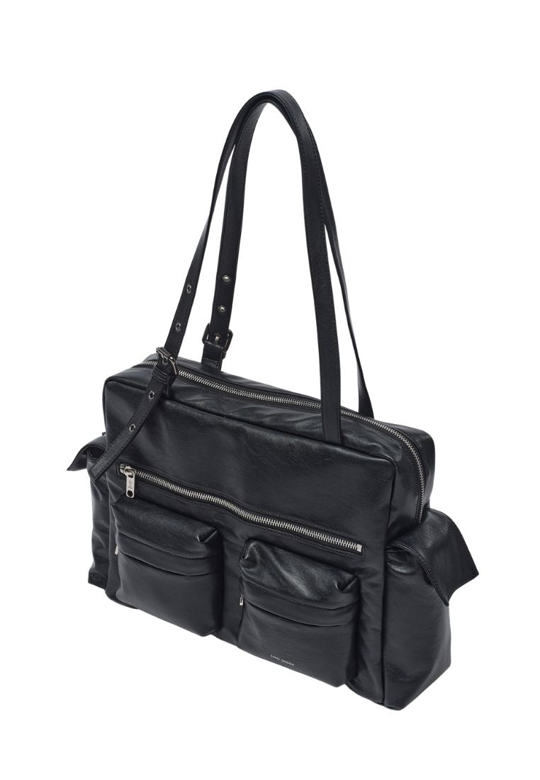 Pocket Utility Bag L Nappa Black