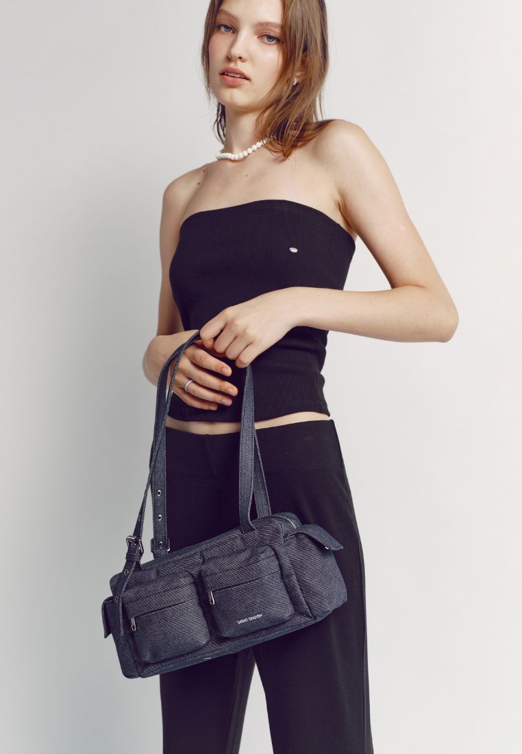 Pocket Utility Bag M Raw Denim