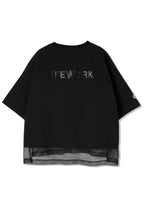 Point Mesh T-Shirt Black